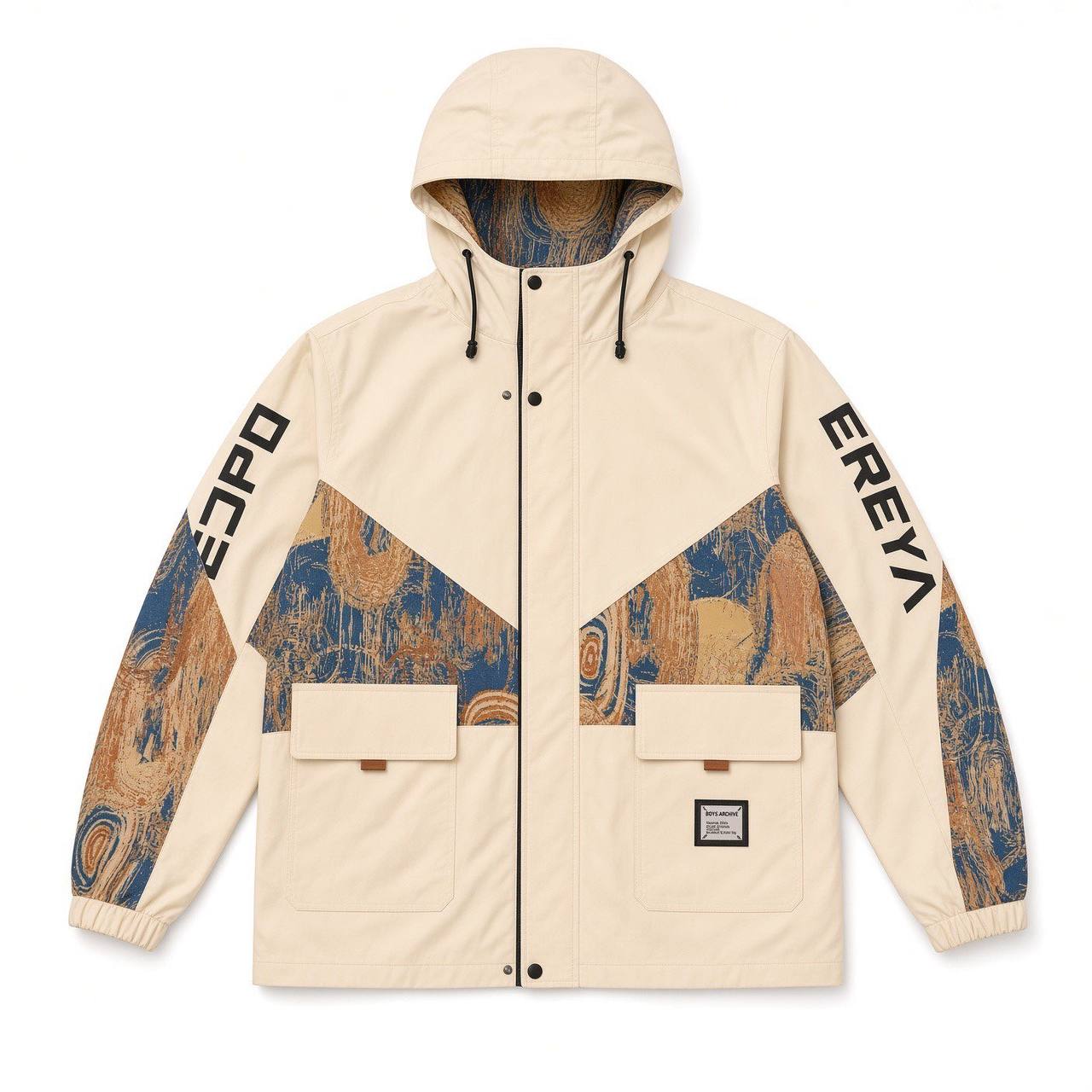 Paisley-Panel Hooded Anorak — Worn in the “Shiver” video — worn by Lenko Psycho on set