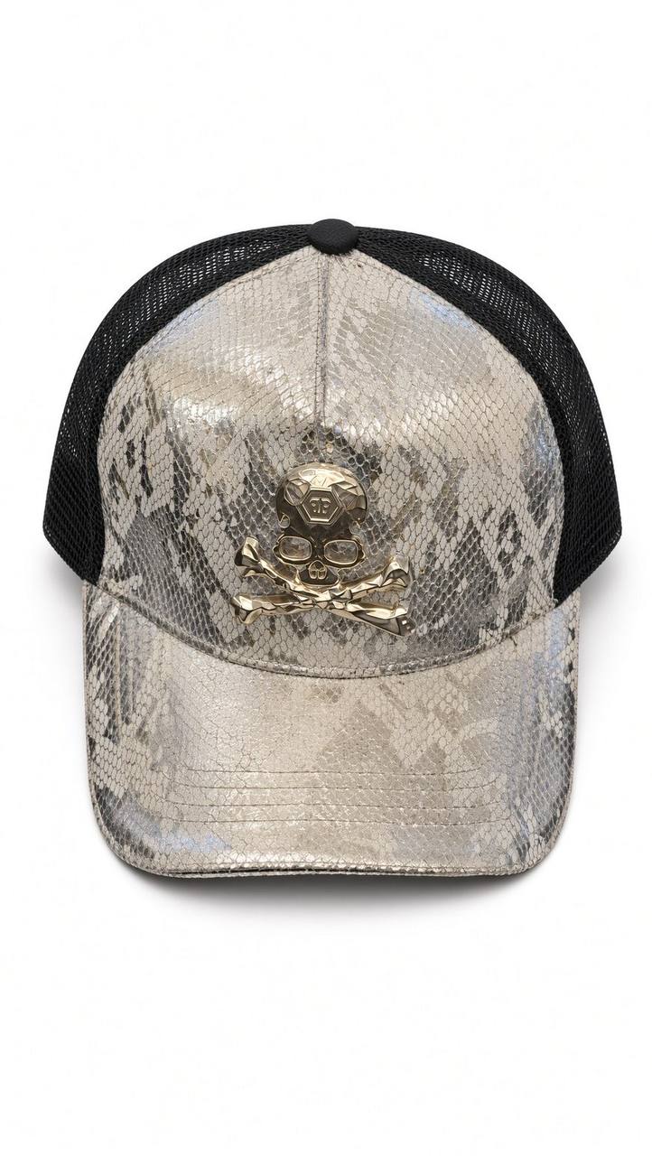 Snakeskin Trucker Cap — Worn in the “Shiver” video — worn by Lenko Psycho on set